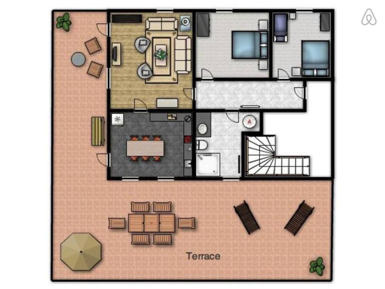 Апартаменти Stylish Penthouse With Large Terrace Мост-на-Сочі Екстер'єр фото